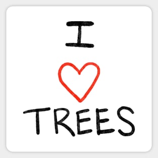 I Heart Trees Sticker